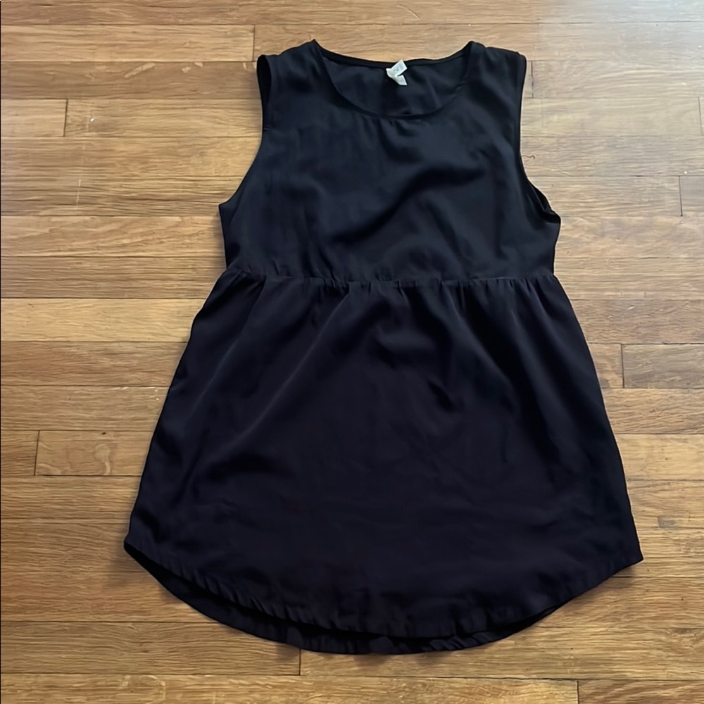 RVCA Black Mini Dress with Keyhole in Back